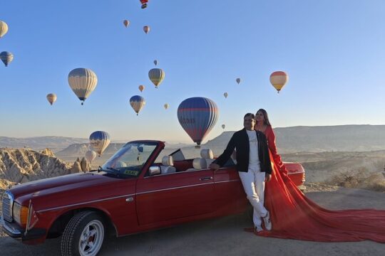 Cappadocia Classic Car Tour at Sunrise Daytime and Sunset