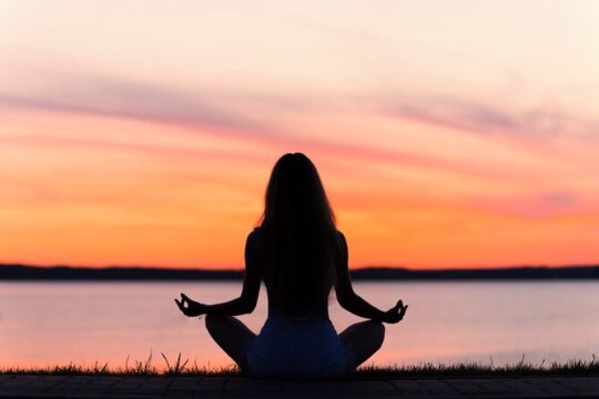 Sunset Meditation in Broome at Cable Beach