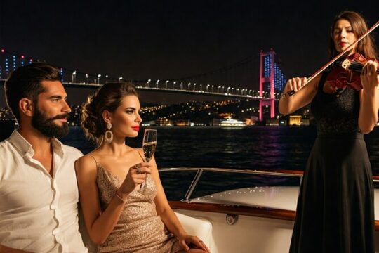 Bosphorus Night Cruise with Luxury Yacht