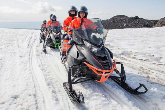 South Coast Private Tour from Reykjavik with 1 hour of Snowmobiling on a Glacier