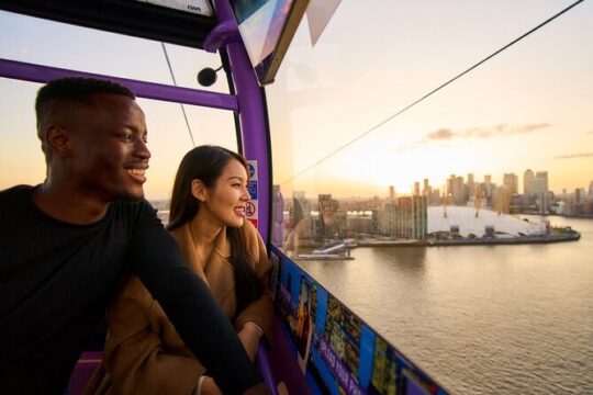 London IFS Cable Car Uber Boat Return Thames River Journey