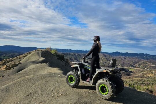 Guided Quad Biking Tour and Zipline in Tirana