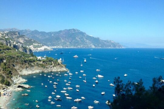 Chauffeured Tour to Amalfi Coast and Pompei from Rome