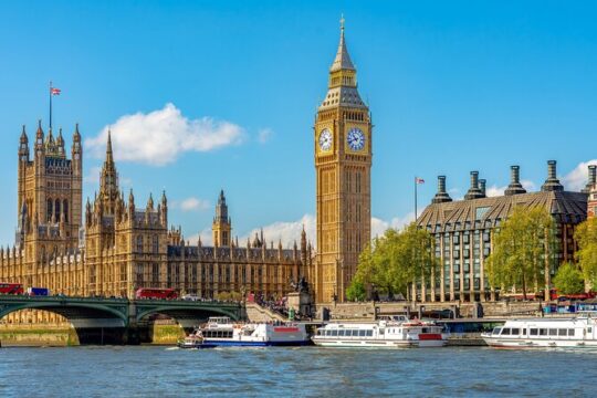 Changing of the Guard, Big Ben, Thames & Tower of London Tour