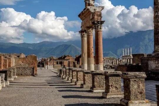 Day Trip from Rome to Pompeii with Luxury Mercedes Van (8hrs)