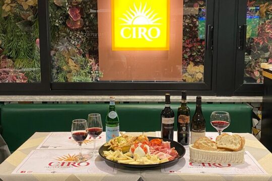 Food and Wine Experience in Rome Tagliere Romano