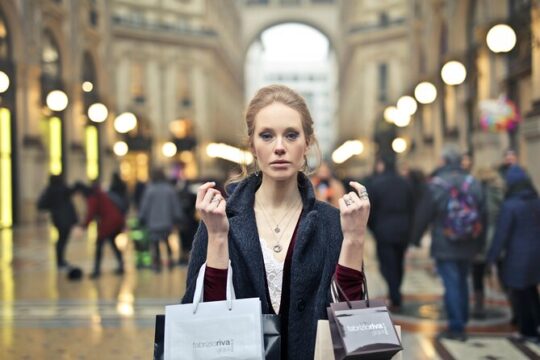 Stylish Professional Photoshoot at Galleria Vittorio Emanuele II