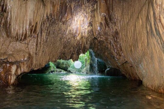 Cueva del Indio and Charco Azul Cave and Waterfall Adventure