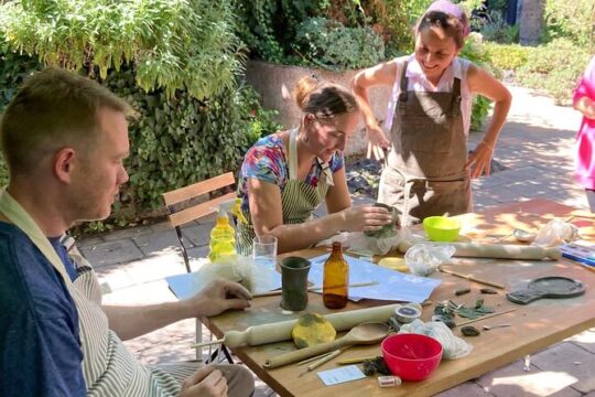 Pottery Class in Urban Winery and a Sicilian Lunch with Tasting