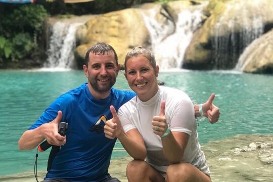 Blue hole waterfalls tour from Ocho Rios