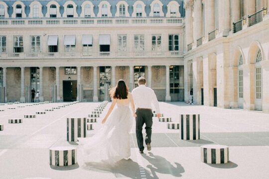 Amazing Colonne de Buren Photoshoot