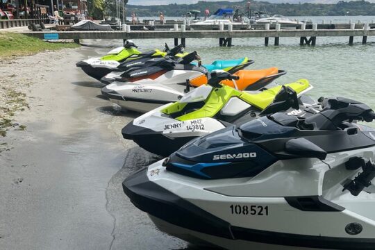 Geothermal Jetski Tour Self Guided Lake Rotoiti Hot Mineral Pools