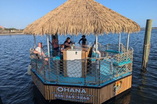 Private 3 Hour Tiki Boat Tour to Shell Island