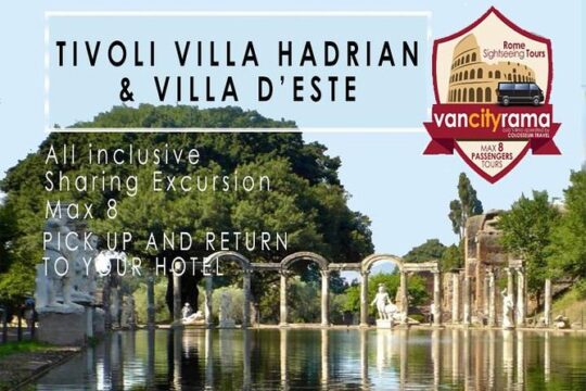 Tivoli Villa Hadrian & Villa d'Este Excursion