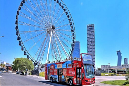 Hop-on Hop-off City Tour Puebla and Aquarium or Observation Wheel
