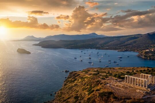 Sunset Cruise to Poseidon's Temple
