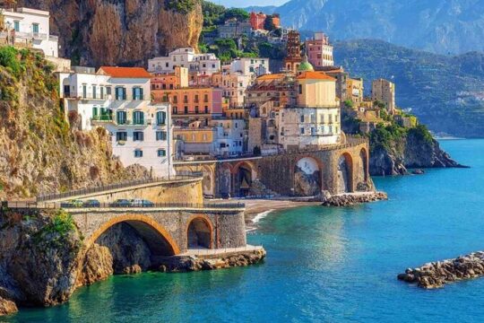 Naples to Amalfi day return private trip 8 hours