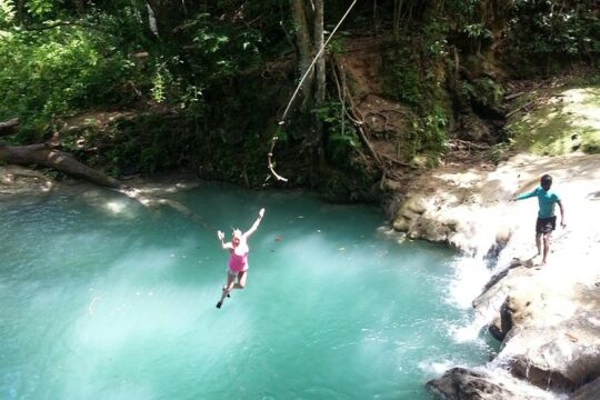 Blue Hole and Dunns River Falls from Falmouth