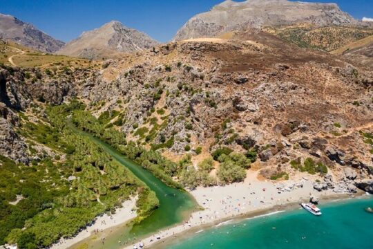 Preveli Palm Beach Adventure from Chania