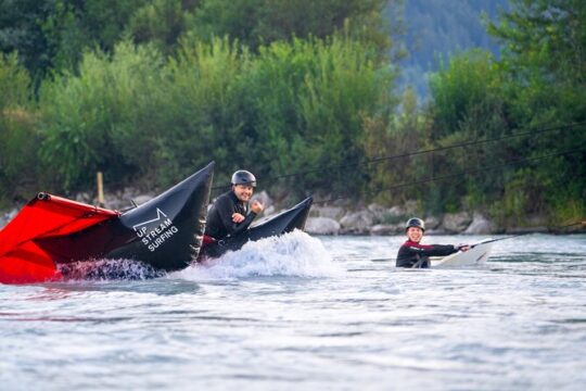 UP STREAM SURFING - The new way of surfing a river