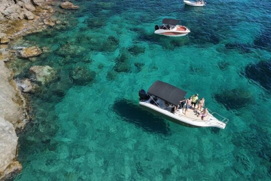 Blue Cave Sunset with Snorkeling
