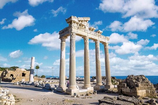 Perge Aspedos Ancient City Temple of Apollo Waterfalls Tour