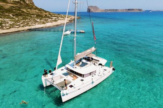 Aegina Full Day Catamaran Cruise with Lunch and Wine