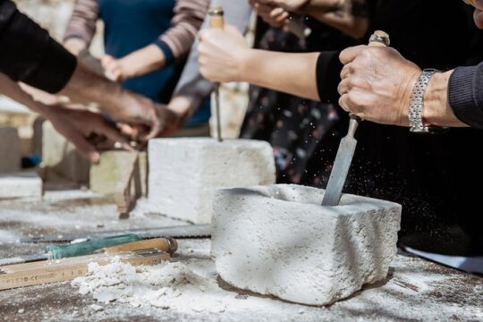 Stone processing workshop