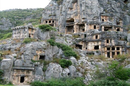 from Side: Excursion to Demre Myra Kekova Sunken City