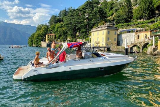 ComeToComo_Boat Tour from Argegno in Elegant Sportboat