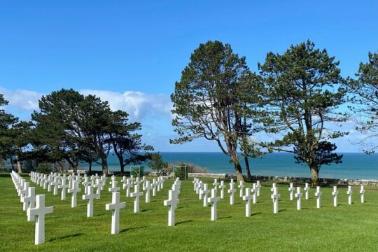 Live Guided Mont Saint-Michel D Day Private trip by Mercedes