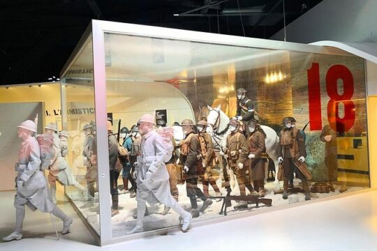 Trip from Paris to visit the Museum of the Great War aboard a Van (4/7 pax)