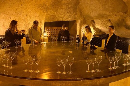 Guided Private Dom Perignon Veuve Clicquot Tasting Michelin Lunch