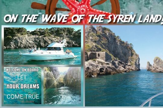 Boat tour on the way of the syrens
