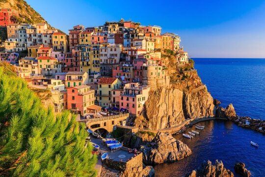 Cinque Terre with Vernazza Manarola and Corniglia from Livorno Cruise Port