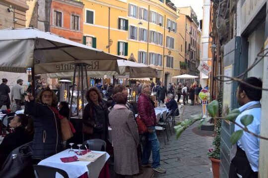 Hidden Rome walking tour at sunset