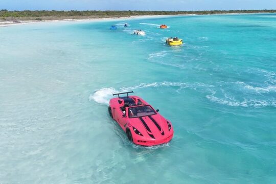 Explore Shipwreck and Hidden Island Beaches in 1-Hour Jetcar Tour