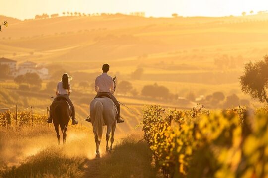 Private Horseback Riding and Wine Tasting Tour from Lisbon