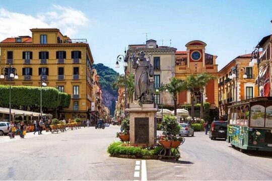 Positano Pompeii with Lunch in the Vineyard Private Tour