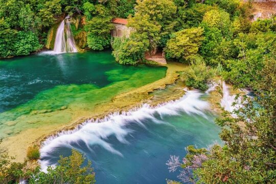 Private Krka Waterfalls Tour with Wine Tasting