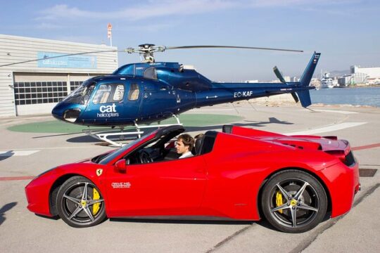 Supercar & Helicopter Experience in Barcelona