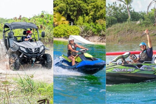 Punta Cana Aqua Splash Jet Ski with Buggy and Kart Rush Adventure