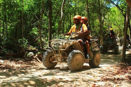 Cancun ATV Adventure with Zipline and Cenote Jump