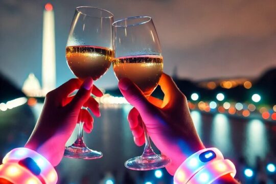 Experience Premium DC Night Tour with Wine and Soft Drinks