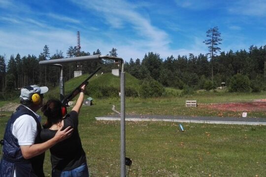 Clay Pigeon Shooting Experience Near Riga