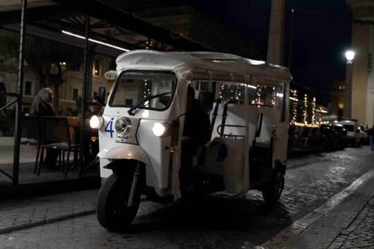 Private Night Tuk Tuk Tour in Rome