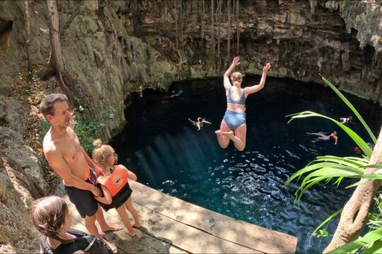 Explore 4 Yucatan Cenotes with Lunch Shared Tour from Merida