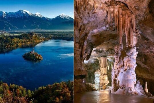 Slovenia's Best 3 in 1 day: Bled, Postojna Cave & Piran - ex LJU