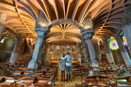 Visit to Gaudi's Crypt and Colonia Güell with Audio Guide