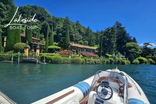 1 Hour Lake Como Boat Tour with Aperitivo